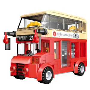 Double decker Bus - City Vehicle Building Blocks Toy