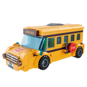 School Bus - City Vehicle Building Blocks Toy