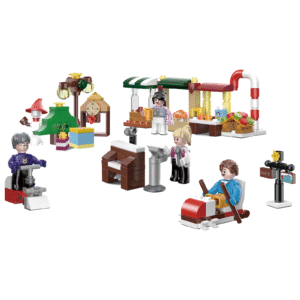 Christmas Snowy Street